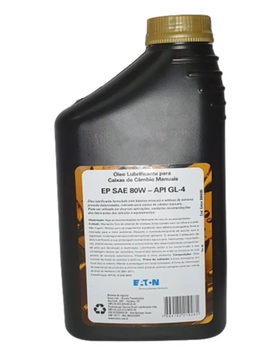 OLEO MINERAL CAIXA CAMBIO SAE 80W - AMBAR - 1 LITRO