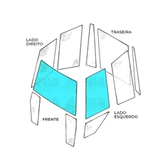 827/80382A VIDRO FRONTAL LAMINADO 128X108X79,5