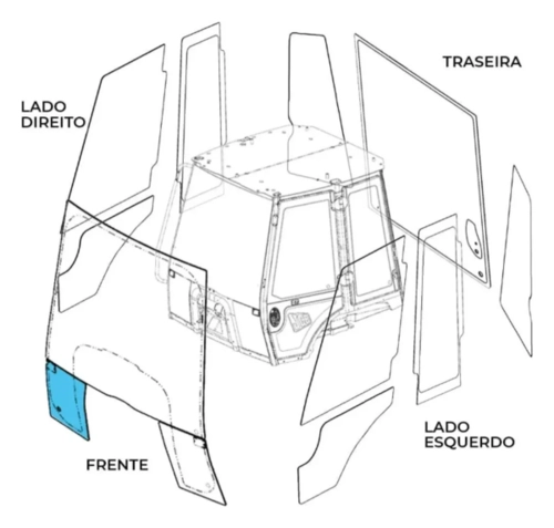 VIDRO INFERIOR LD