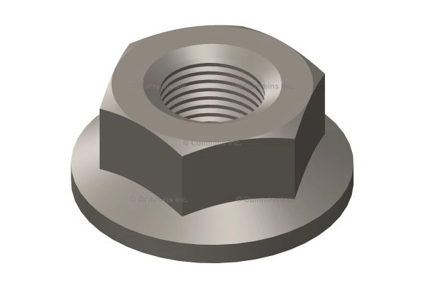 PORCA DE FLANGE SEXTAVADA