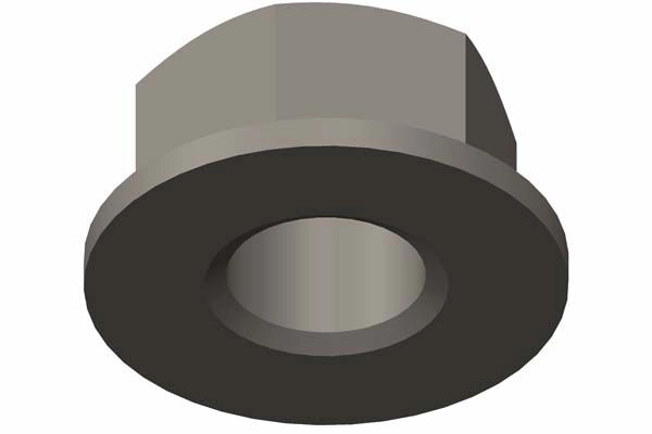 PORCA DE FLANGE SEXTAVADA