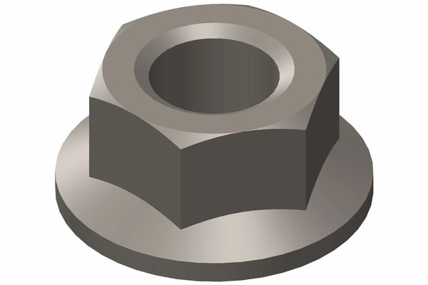 PORCA DE FLANGE SEXTAVADA