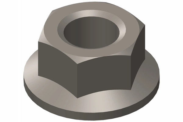 PORCA DE FLANGE SEXTAVADA