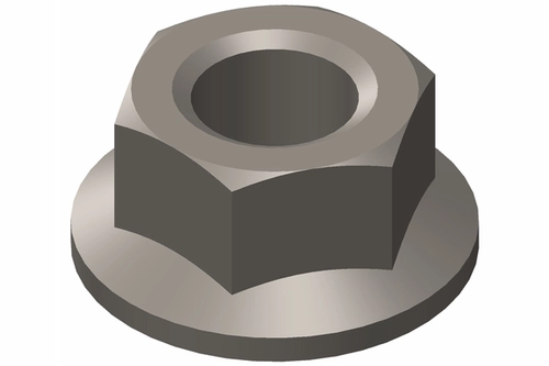 PORCA DE FLANGE SEXTAVADA