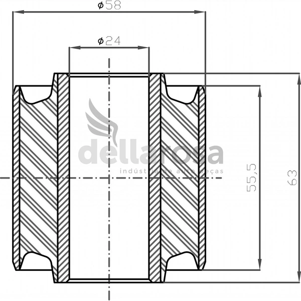BUCHA DO BRACO TENSOR R-7503