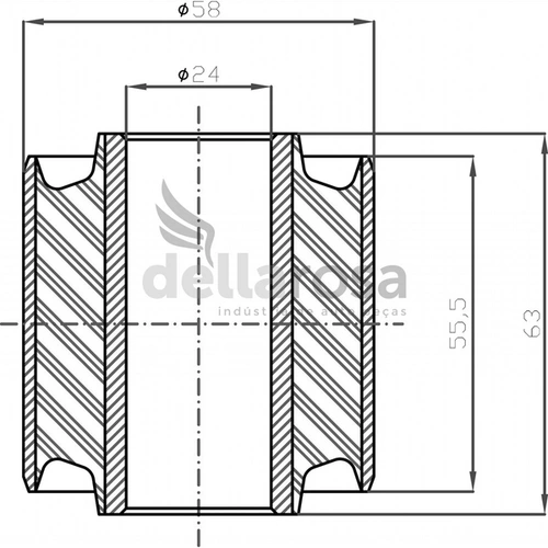 BUCHA DO BRACO TENSOR R-7503