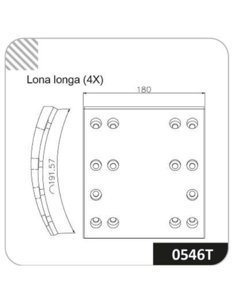 LONA DE FREIO 4515FC-140