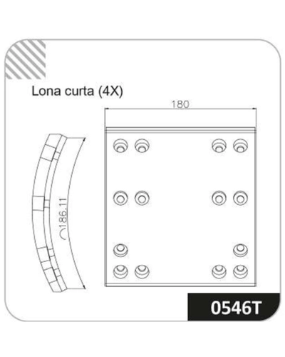 LONA DE FREIO 4515FC-140